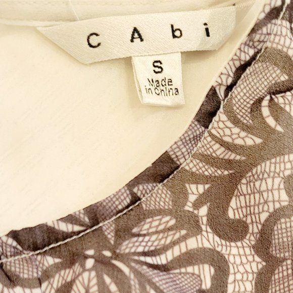 Size S: CAbi Rosewater Ladylike Tunic Style 938 - Picture 4 of 4